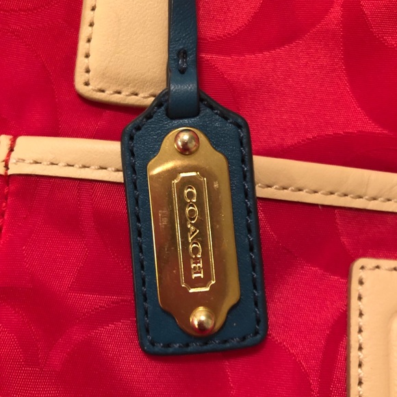 Red Coach Purse - Picture 3 of 7